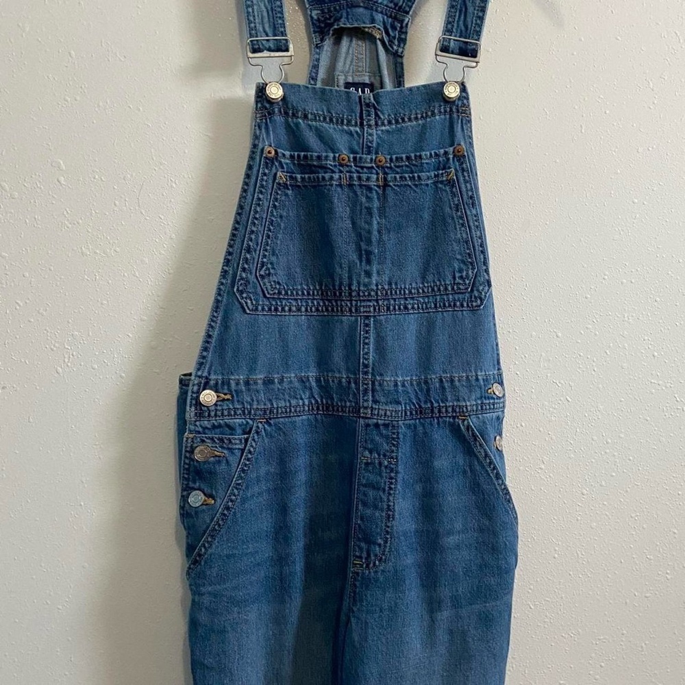 Gap Relaxed Denim Overalls with Washwell - Picture 4 of 10